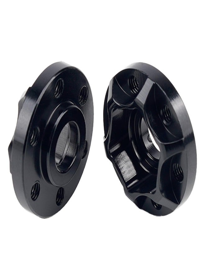 DJX 4pcs RC Accessories Aluminum 12mm Wheel Hex Hub Adapter Wheel Extension for 1/10 RC Crawler 1.9inch or 2.2inch Wheel RimAxial Scx10 Trx4 Wraith Gen7 Gen8 D90 CC01 1/10 RC Crawler (Black 6mm) - Image 4